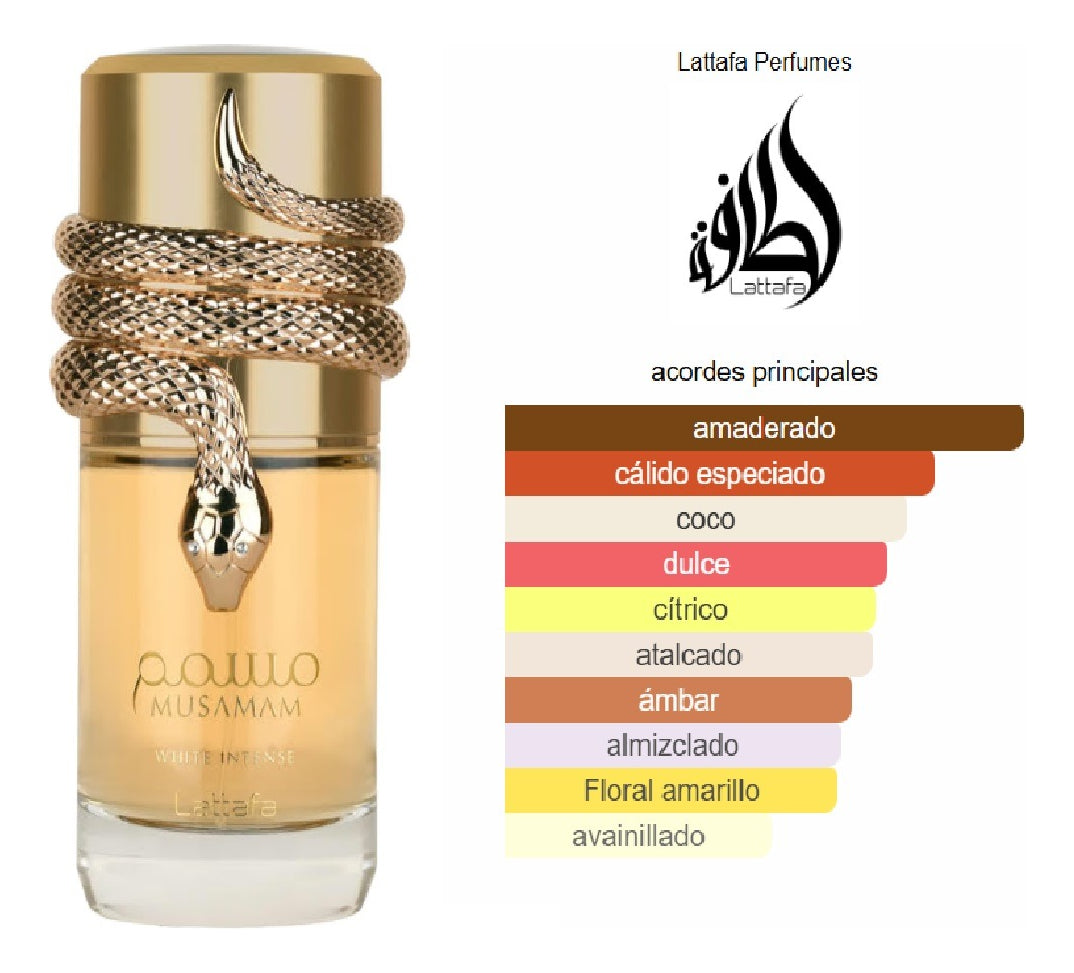 Perfume Árabe Lattafa- Musamam White Intense Edp 100ml