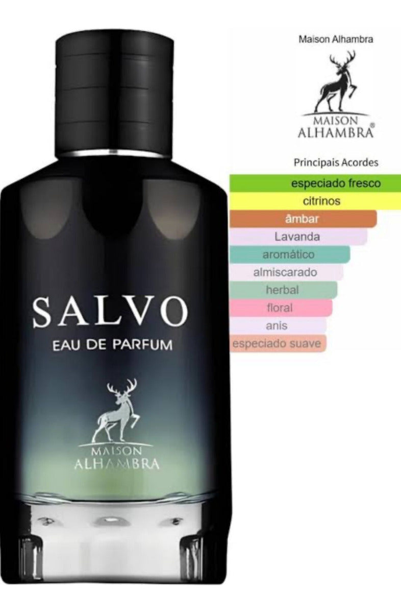 Perfume Salvo Tradicional Maison Alhambra EDP 100ml para masculino