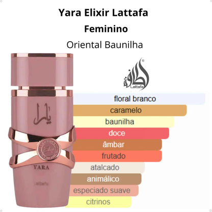 Perfume Árabe Feminino Lattafa Yara Elixir