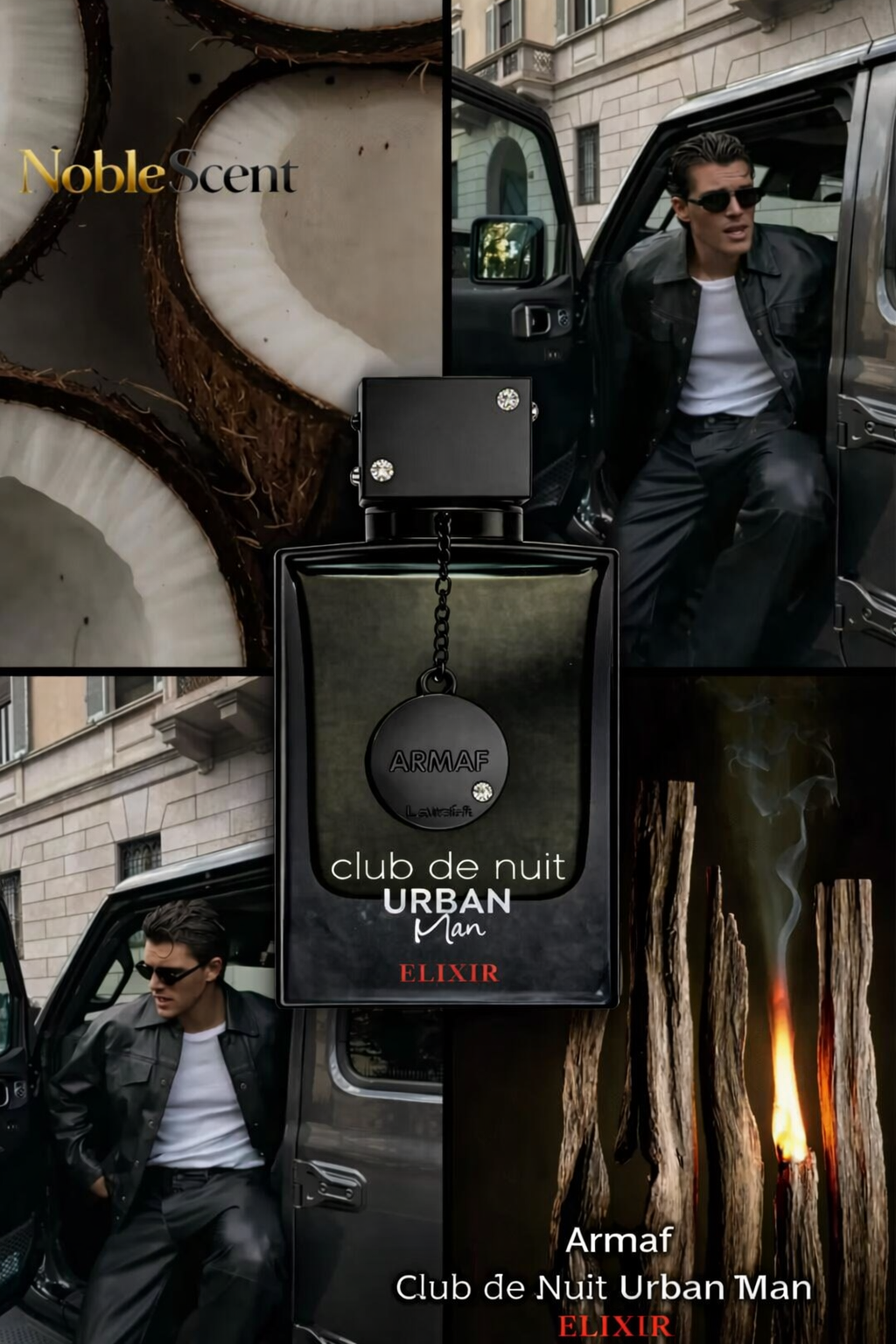 Perfume Árabe Masculino Club de Nuit Urban Elixir