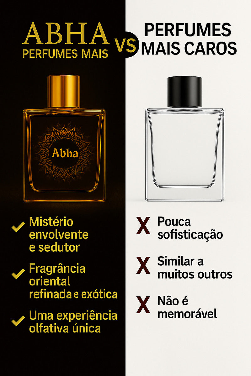 Perfume Árabe Abha 100ml Colônia Amadeirada Oriental De Alta Fixação, Luxo E Sofisticação