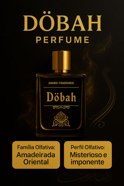 Perfume Árabe Döbah 100ml Masculino | Luxo Amadeirado Oriental, Alta Fixação E Projeção Intensa