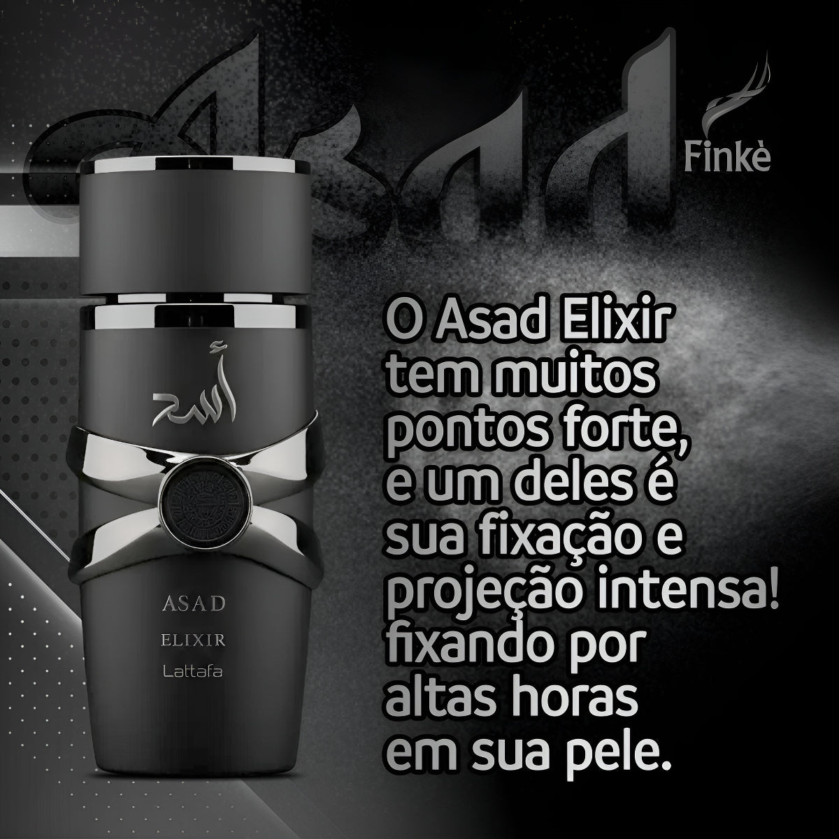 Perfume Arabe Asad Elixir Masculino 100 ml Eau de Parfum