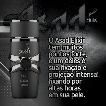 Perfume Arabe Asad Elixir Masculino 100 ml Eau de Parfum