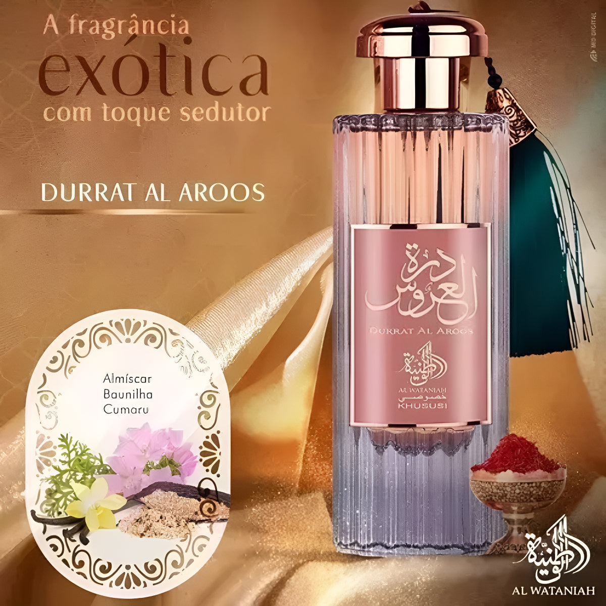 Al Wataniah Durrat Al Aroos Edp Mujer 85ml Spray