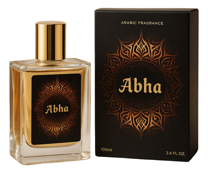Perfume Árabe Abha 100ml Colônia Amadeirada Oriental De Alta Fixação, Luxo E Sofisticação
