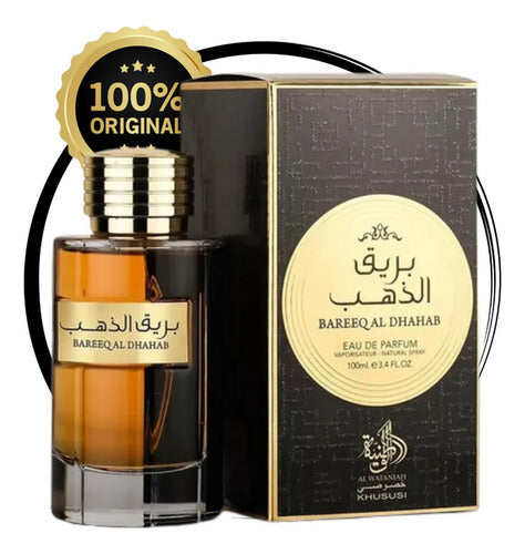 Perfume Árabe Masculino Al Wataniah Bareeq Al Dhahab Eau De Parfum 100ml Original