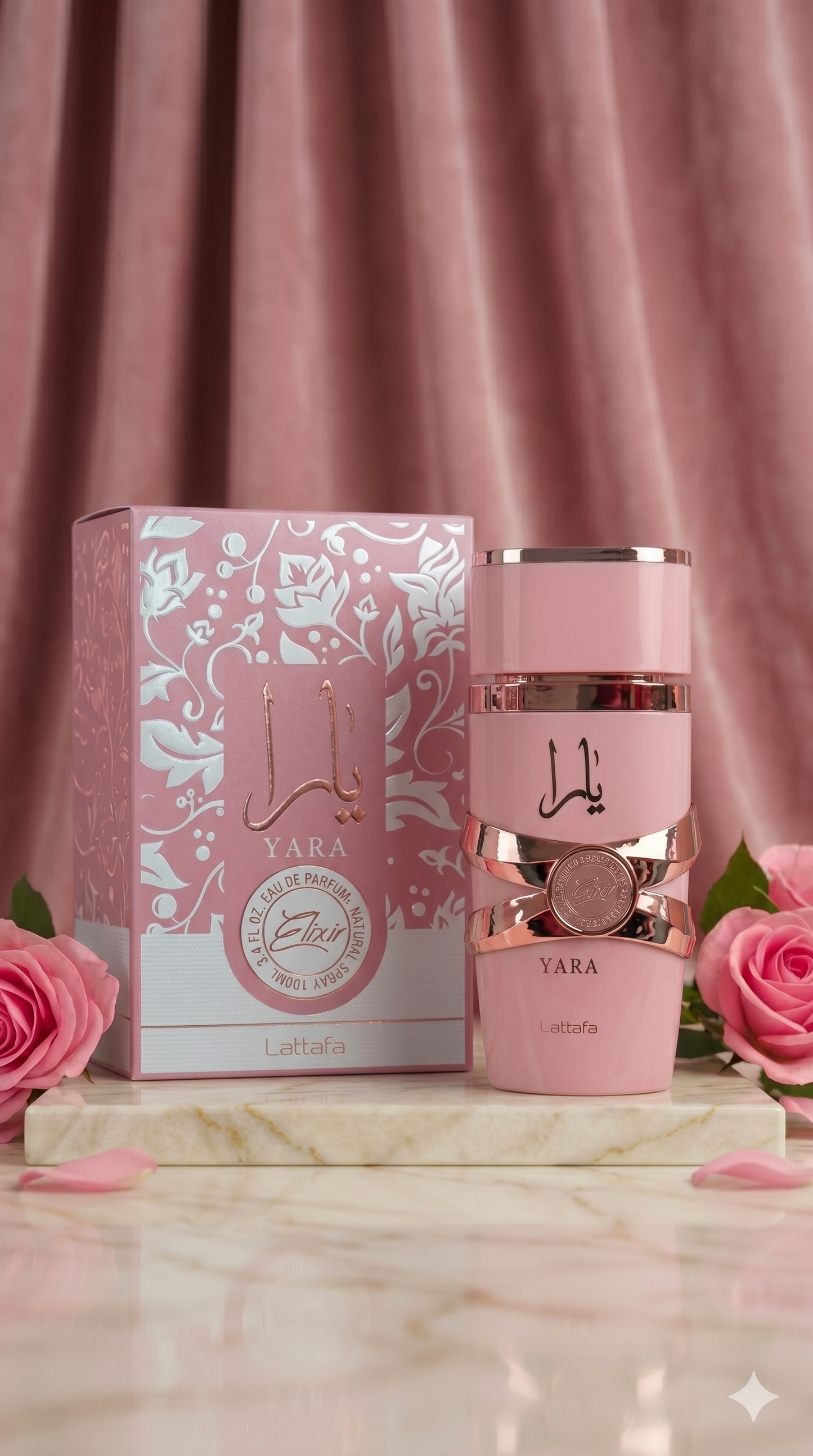 Perfume Árabe Feminino Lattafa Yara Elixir